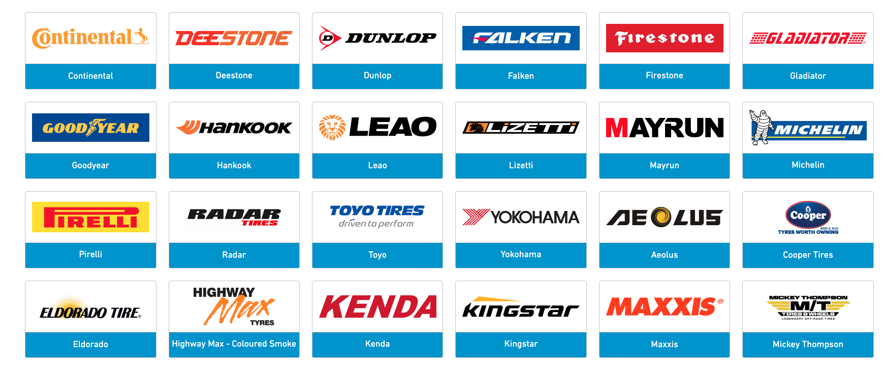 top 10 tyre brands