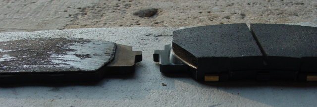 Brake Pads New & old