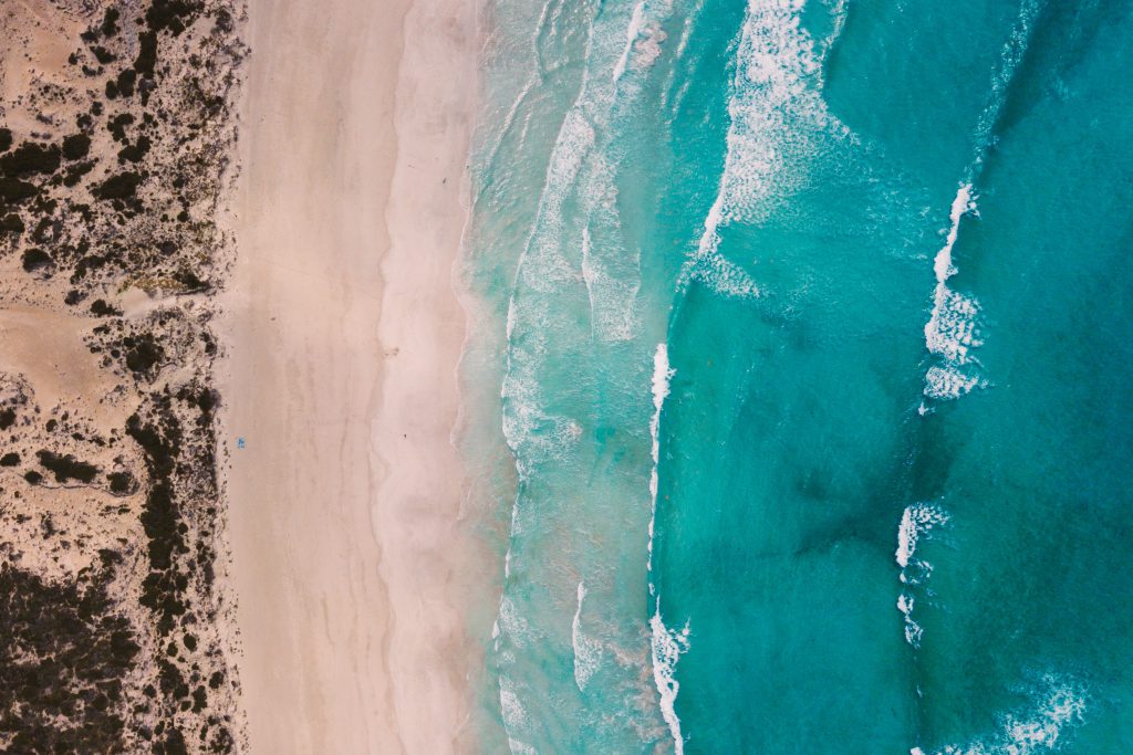 Beautiful beaches along the Eyre Peninsula