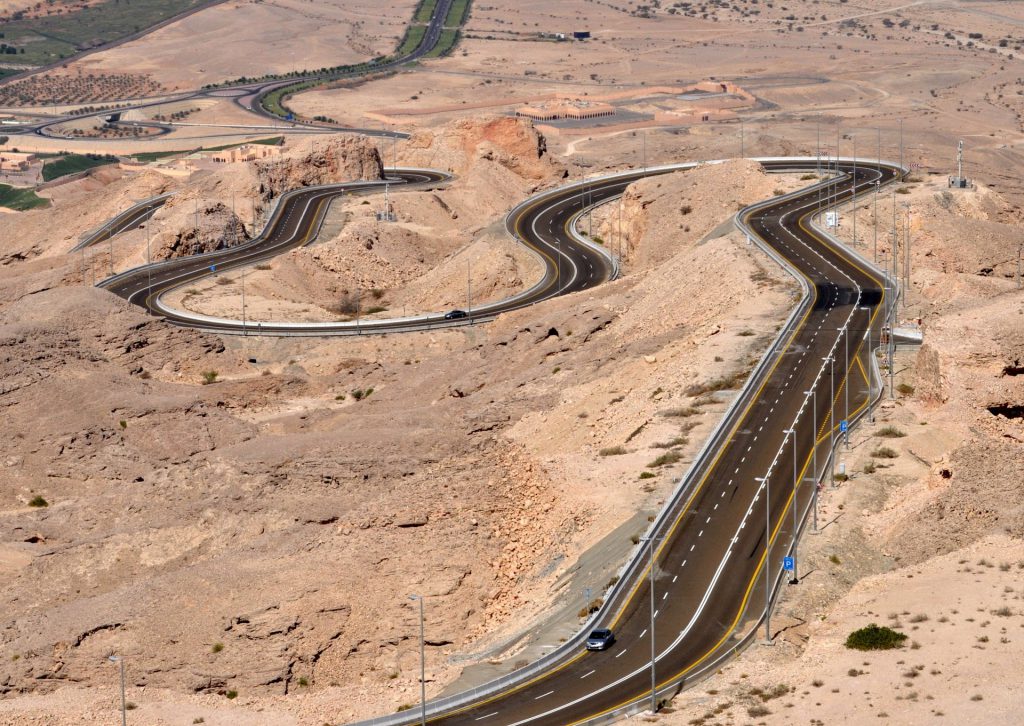 Jebel Hafeet Mountain Road - one of the most epic world famous roads