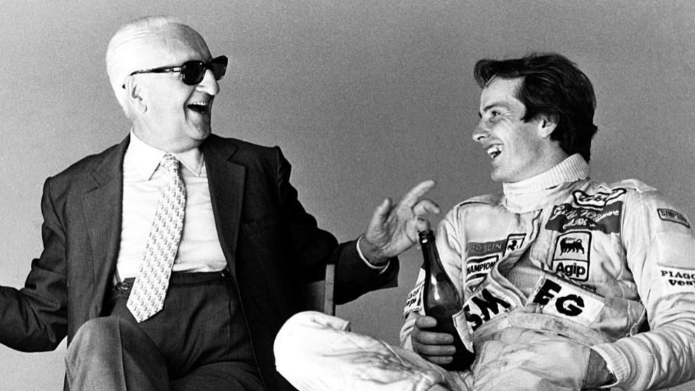 enzo ferrari laughing