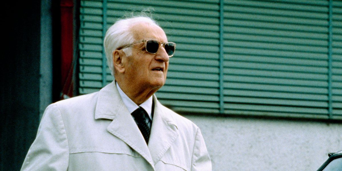 Enzo Ferrari was a determined man
