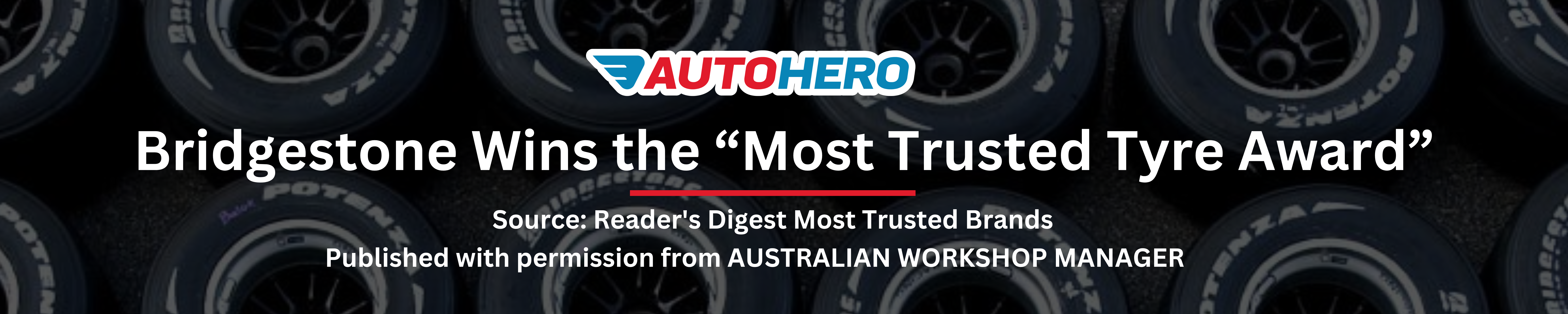 Bridgestone Wins the “Most Trusted Tyre Award”