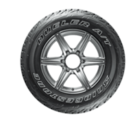 Bridgestone Dueler A/T D697 Tyre Profile or Side View