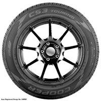 Cooper Tires CS3 Tyre Front View