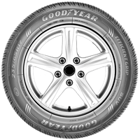 Goodyear EFFICIENTGRIP PERFORMANCE SUV Tyre Profile or Side View