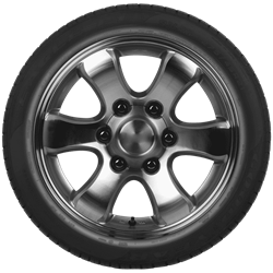 Goodyear Eagle F1 Asymmetric SUV Tyre Front View