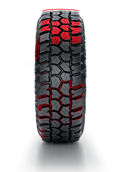 Hercules Tires TERRA TRAC T/G MAX Tyre Profile or Side View