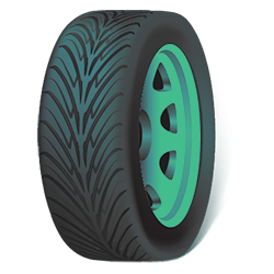 Massimo Ottima P1 Tyre Front View