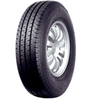 Mazzini Effivan Tyre Front View