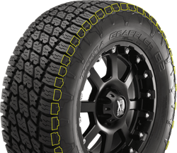 Nitto TERRA GRAPPLER G2 A/T Tyre Profile or Side View