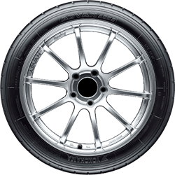 Yokohama ADVAN A052 Tyre Profile or Side View