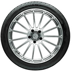 Yokohama ADVAN Sport V105 Tyre Front View