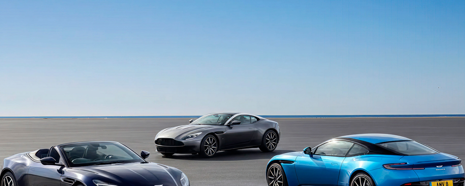 Car battery installed in an Aston Martin