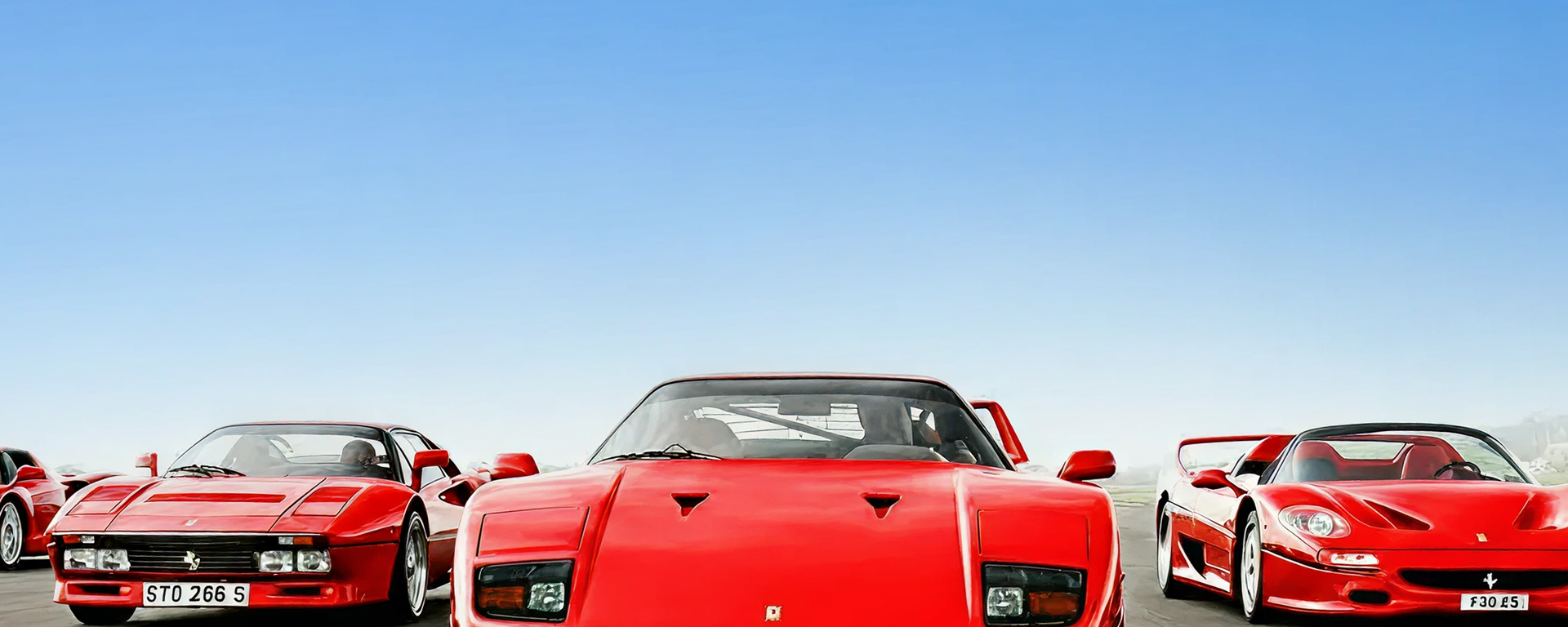 Car battery installed in an Ferrari