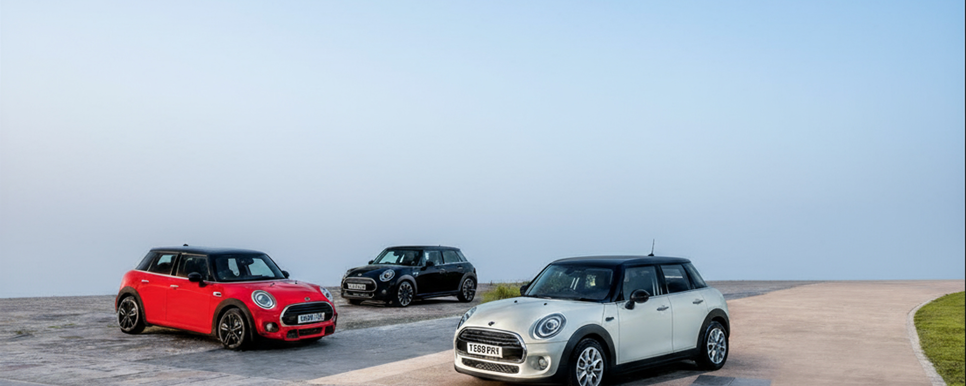 Car battery installed in an Mini