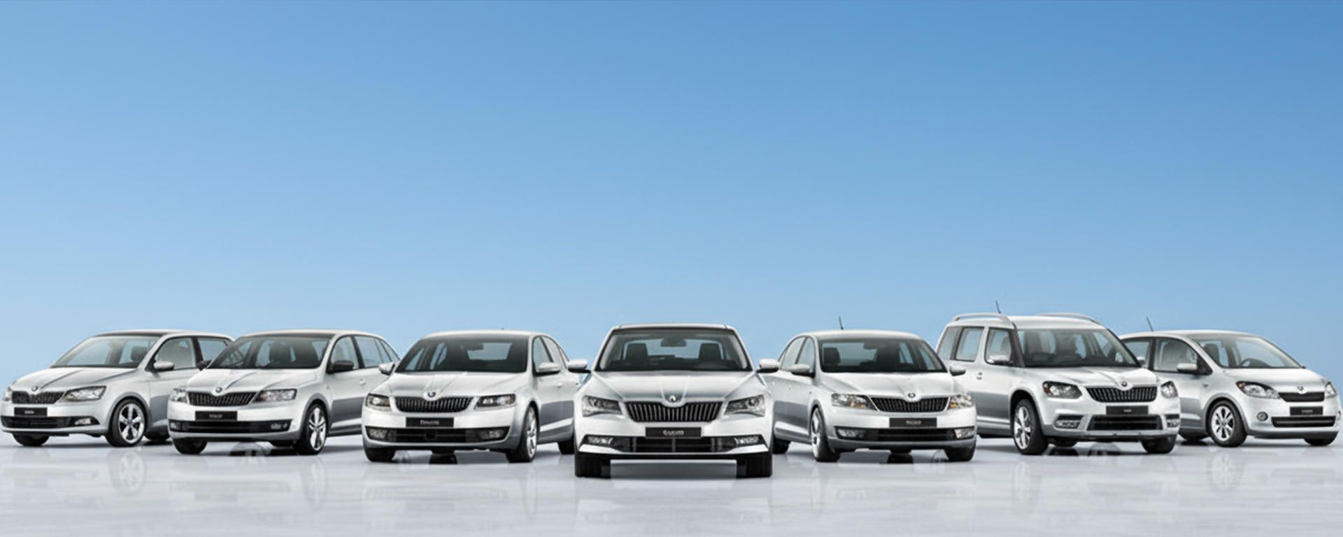 Car battery installed in an Skoda