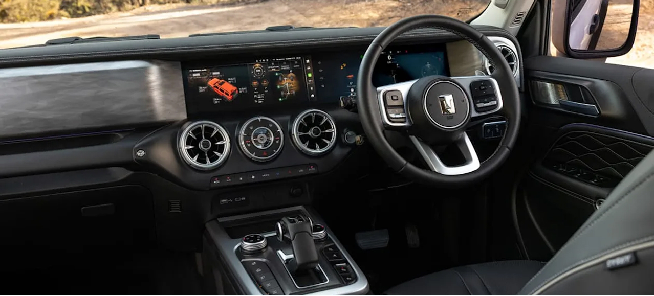 Great Wall interior showing infotainment system