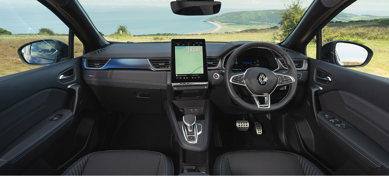 Renault interior showing infotainment system